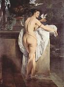 Francesco Hayez The Ballerina Carlotta Chabert as Venus oil on canvas